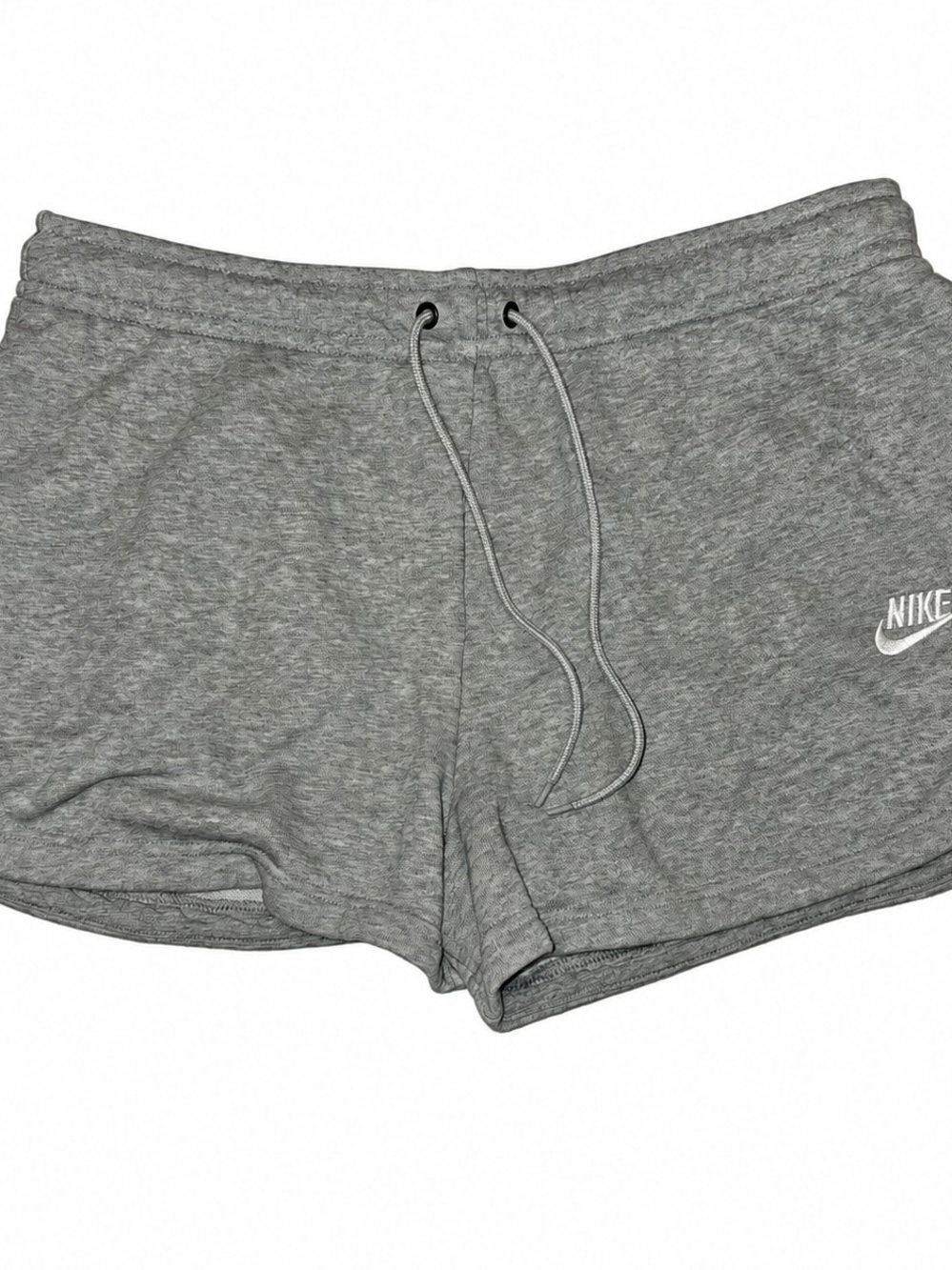 Nike Sportswear Essential Gray French Terry Shorts L